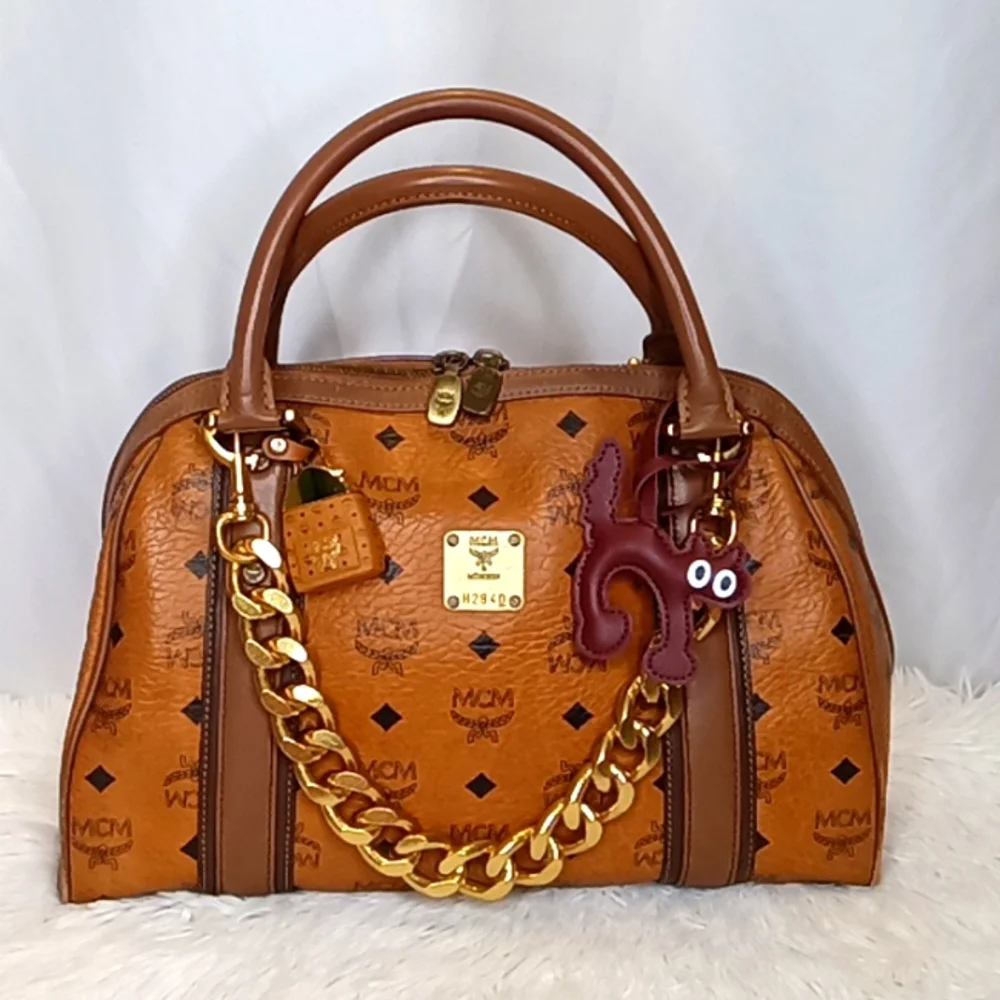 Cat Kitten Faux Leather Keychain Bag Charms - Picture 10 of 17